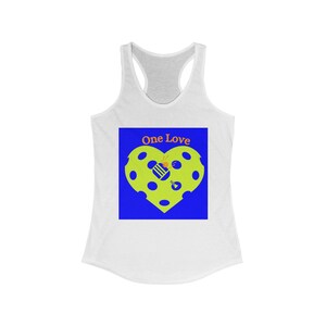 Pickleball tank, women&#39;s pickleball shirt,  Pickleball Tank, One Love Pickleball Tank, pickleball gift, women&#39;s pickleball gift,