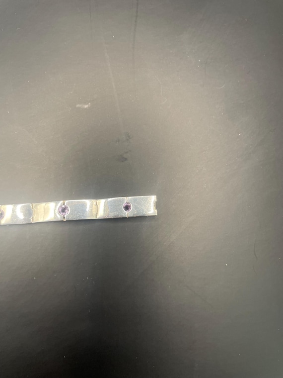Beautiful Vitage Solid  Sterling Silver and Pink … - image 4