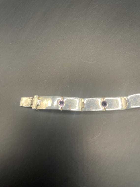 Beautiful Vitage Solid  Sterling Silver and Pink … - image 3