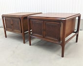 2 Mid Century Modern Scultpural Walnut End Tables Gordon 39 d Fine Furniture
