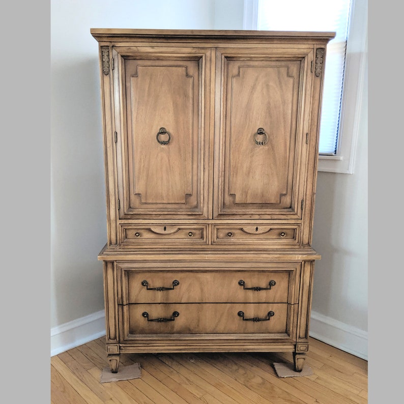 1980s French Provincial Thomasville Armoire