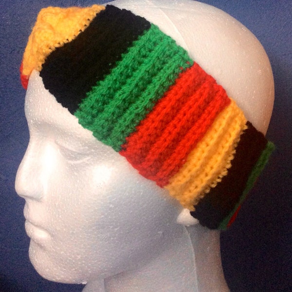 Rasta Headband - Etsy