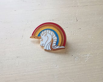 EINHORN REGENBOGEN PIN VINTAGE