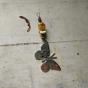 Butterfly Pendant Keychain image 1