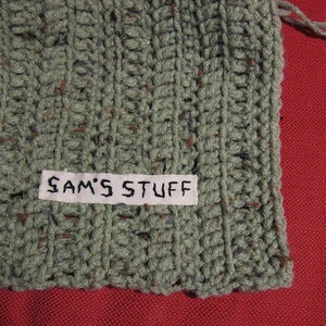 Green Crochet Scarf image 3