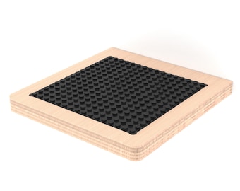Floating Wood Shelf for LEGO