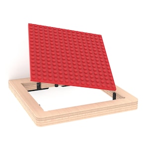 Universal Floating Wood Shelf for LEGO - Stylish Display for your LEGO Set