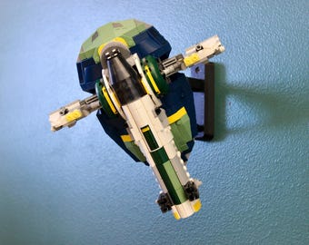 Expositor de pared para LEGO Star Wars Nave espacial de Jango Fett 75433