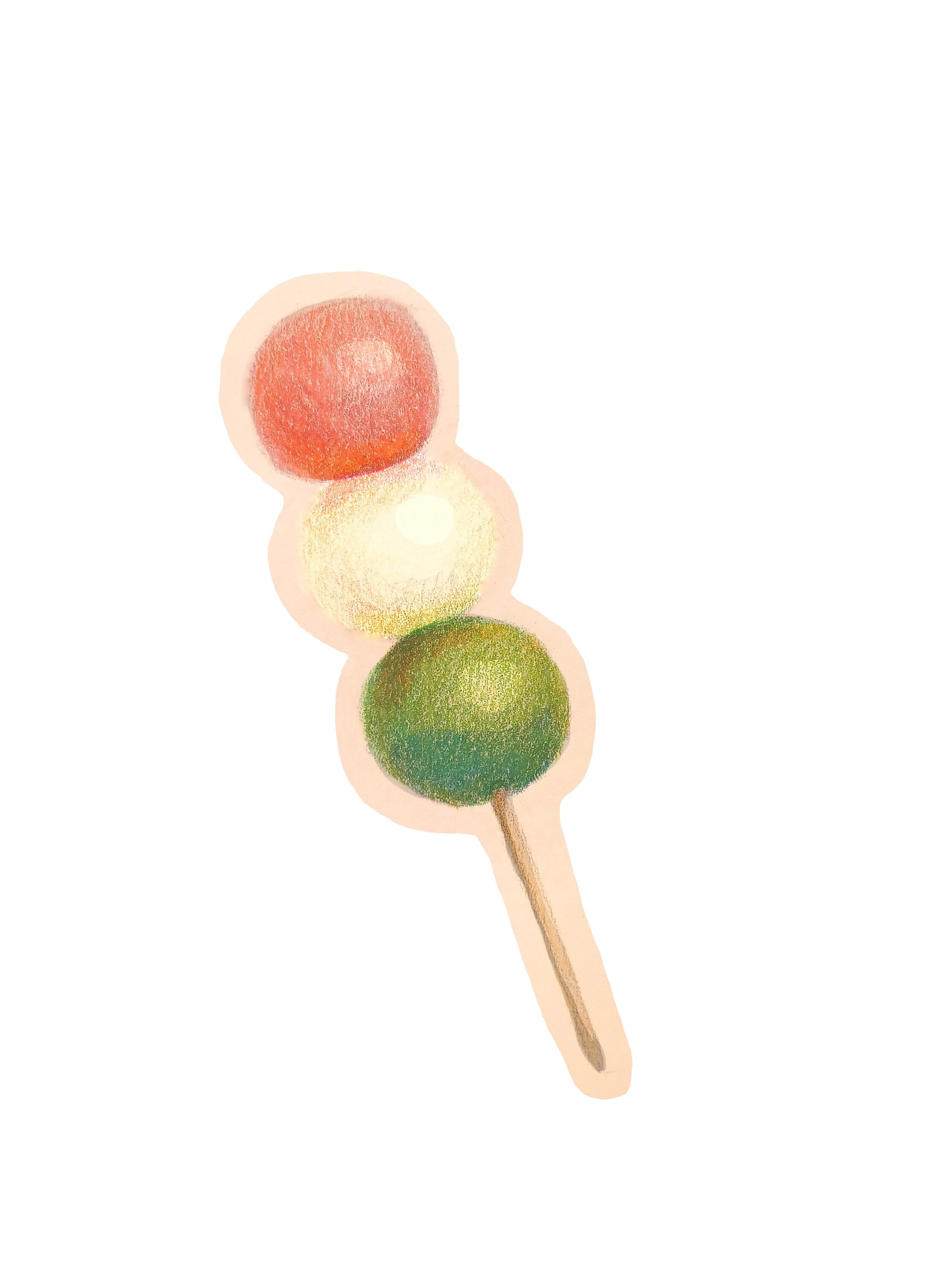 Dango Sticker: Japanese Snacks Collection - Etsy