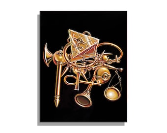 11"×14" Kunstdruck ""Wähle Deinen Spieler"""