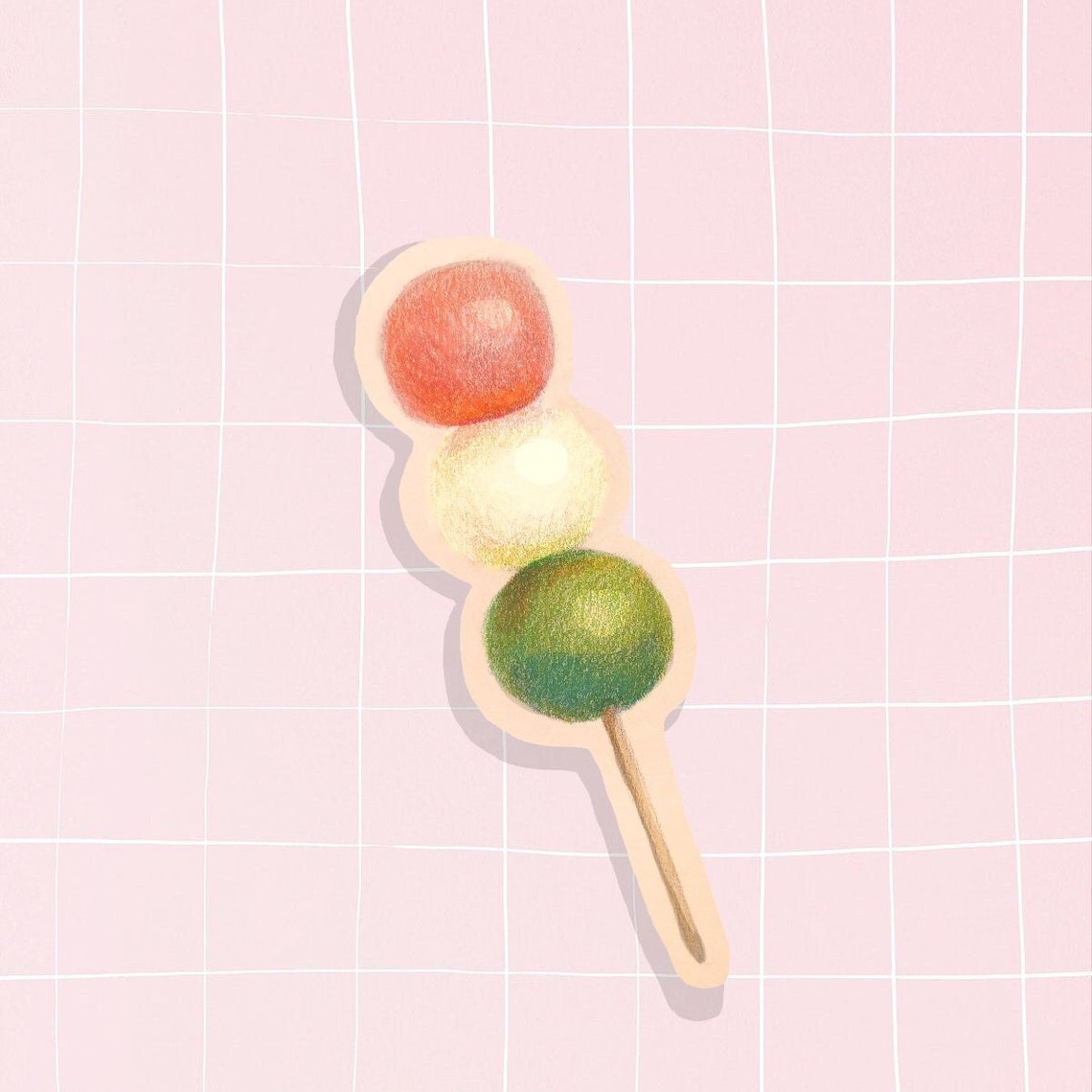 Dango Sticker: Japanese Snacks Collection - Etsy