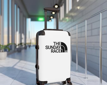 Formula One Suitcase Travel Set Racing Luggage F1 Style Sunday Race Theme Bag Weekend Getaway Organizer Vintage Design Motorsport Case