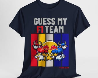 Red Bull F1 Unisex Heavy Cotton Tee, Formula One Gift Shirt, Man Woman Tee, Racing Fan Apparel, Motorsport Clothing