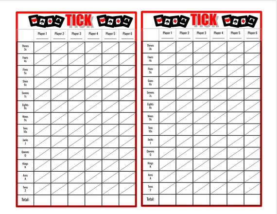取り置き「家族ゲーム」文庫本・Gold Diskプレート・オーダーシート２種類 Card Game Scoresheet BUNDLE - Etsy