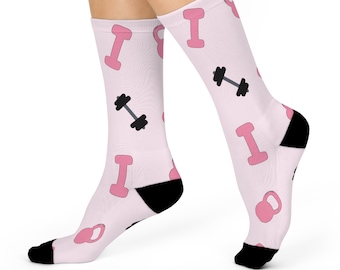 Kettlebell und Kurzhantel Gym Socken, Fitness Geschenk