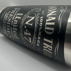 Donald Trump old 47/45 President 20oz tumbler