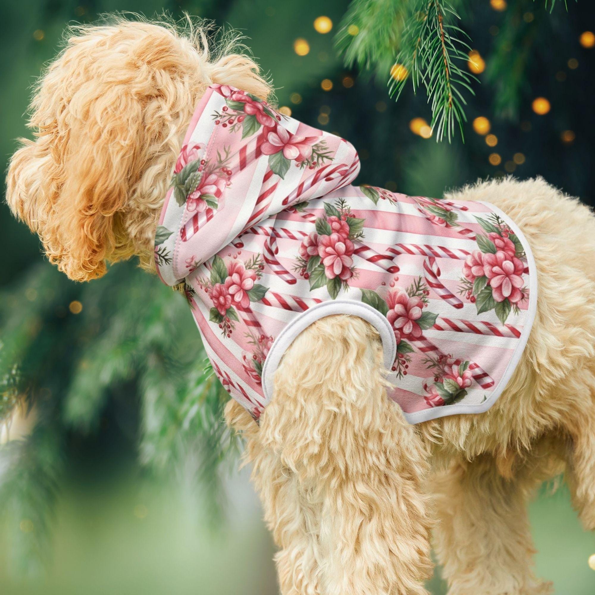 Candy Cane Pajamas for Pet Etsy UK
