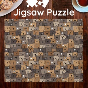 Dog Lover Jigsaw Puzzle – Cute and Fun Puzzle for Dog Lovers, Animal-Themed Puzzle Gift - Puzzle (120, 252, 500-Piece)