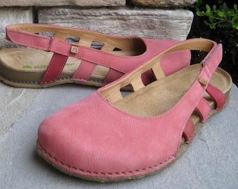 EL NATURALISTA Women's 'Panglao' Nubuck Sandals ~ Dusky Rose ~ Sz 10B NWOB - Tried On But Not Worn!