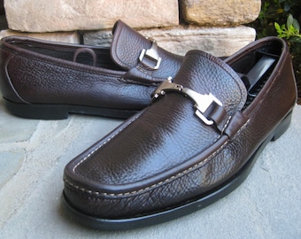 Sz 11M ALLEN EDMONDS 'Firenze' Leather Moccasin Toe Horsebit Loafer ~ Barely Worn!