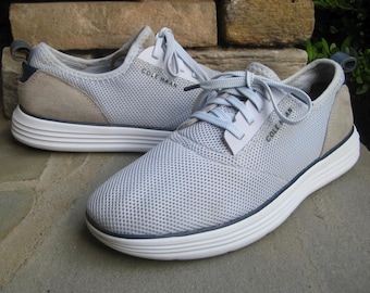 Size 9B COLE HAAN Women's 'GrandSpørt Journey' Knit Sneakers ~ Sky Blue ~ Barely Worn!
