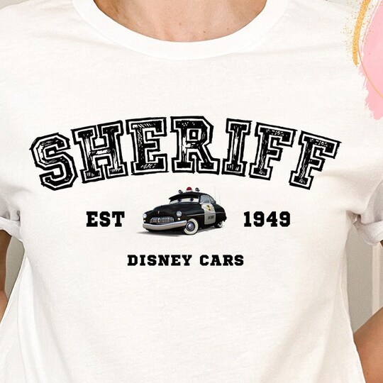 Disney Cars Group Crewneck T Shirt