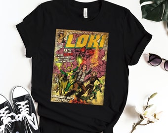 Donna Marvel Loki Series Icon Maglietta con Collo a V 