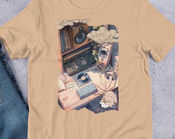 Lofi Kawaii T-Shirt: Chillwave Ambient Pastel Graphic Tee Music Producer Shirt Gift for DJs