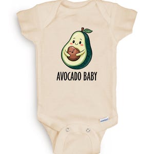 Avocado Baby Bodysuit - Funny Cute Baby Shower Gift - Neutral Baby Clothes - Fruit Baby Outfit - Baby Avocado Onesie® - Cute Baby Onesie®