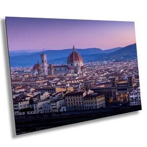 Duomo of Florence at Twilight - Italian Renaissance and Christian Heritage Wall Art - Tuscany Cityscape Photography for Home Décor