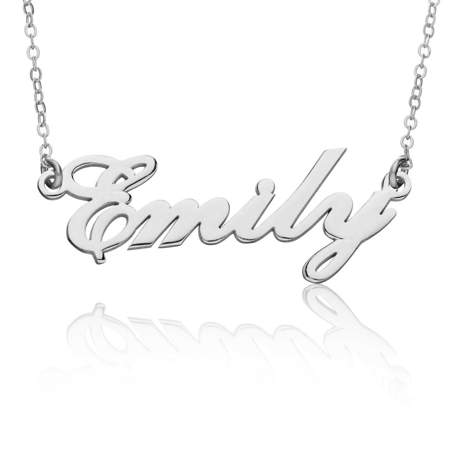 Initial Name Necklace Baby Name Necklace Personalized Etsy