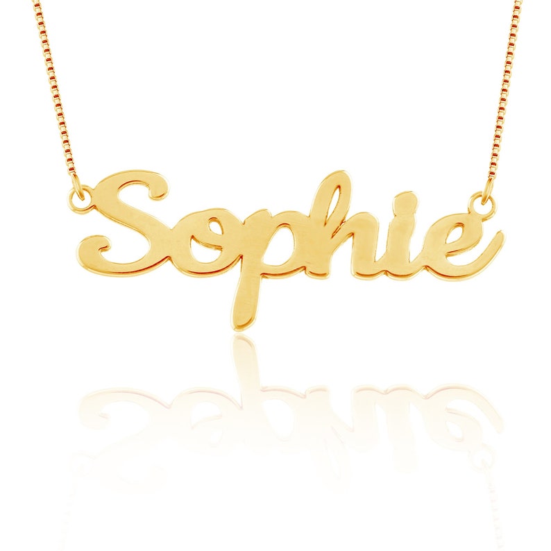 Necklace With Name Initial Necklace Name Necklace Custom Etsy