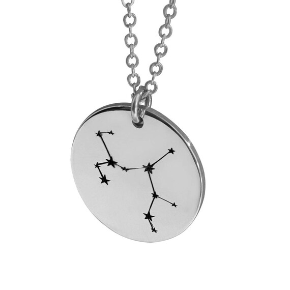 Zodiac Jewelry Constellation Necklace Zodiac Necklace Etsy
