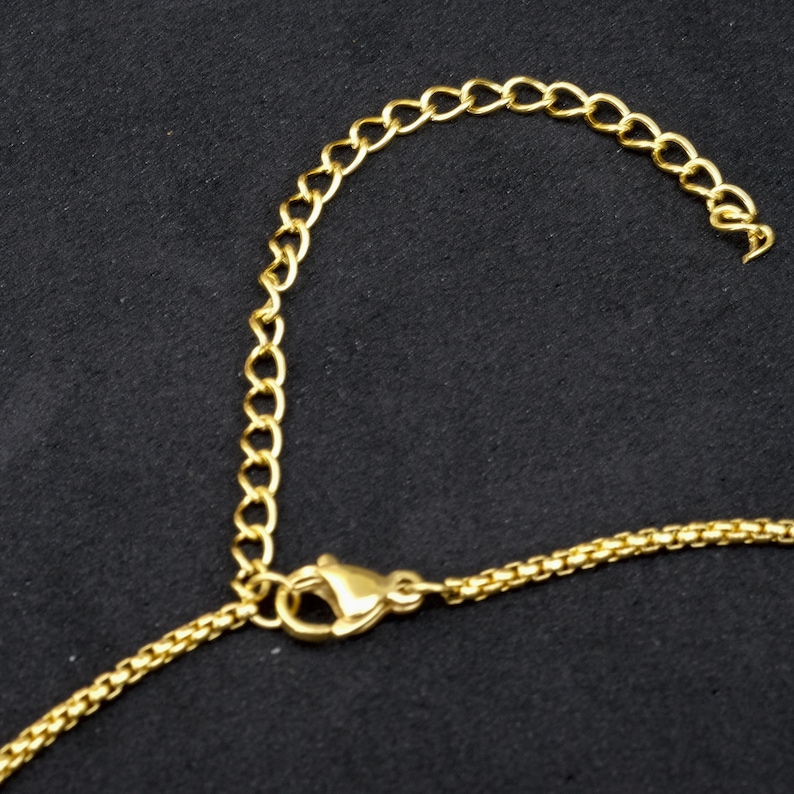 Yahuah Tetragrammaton Necklace – Hebrew Name Gold Plated Pendant, Hebrew Israelite Faith Jewelry zdjęcie 8