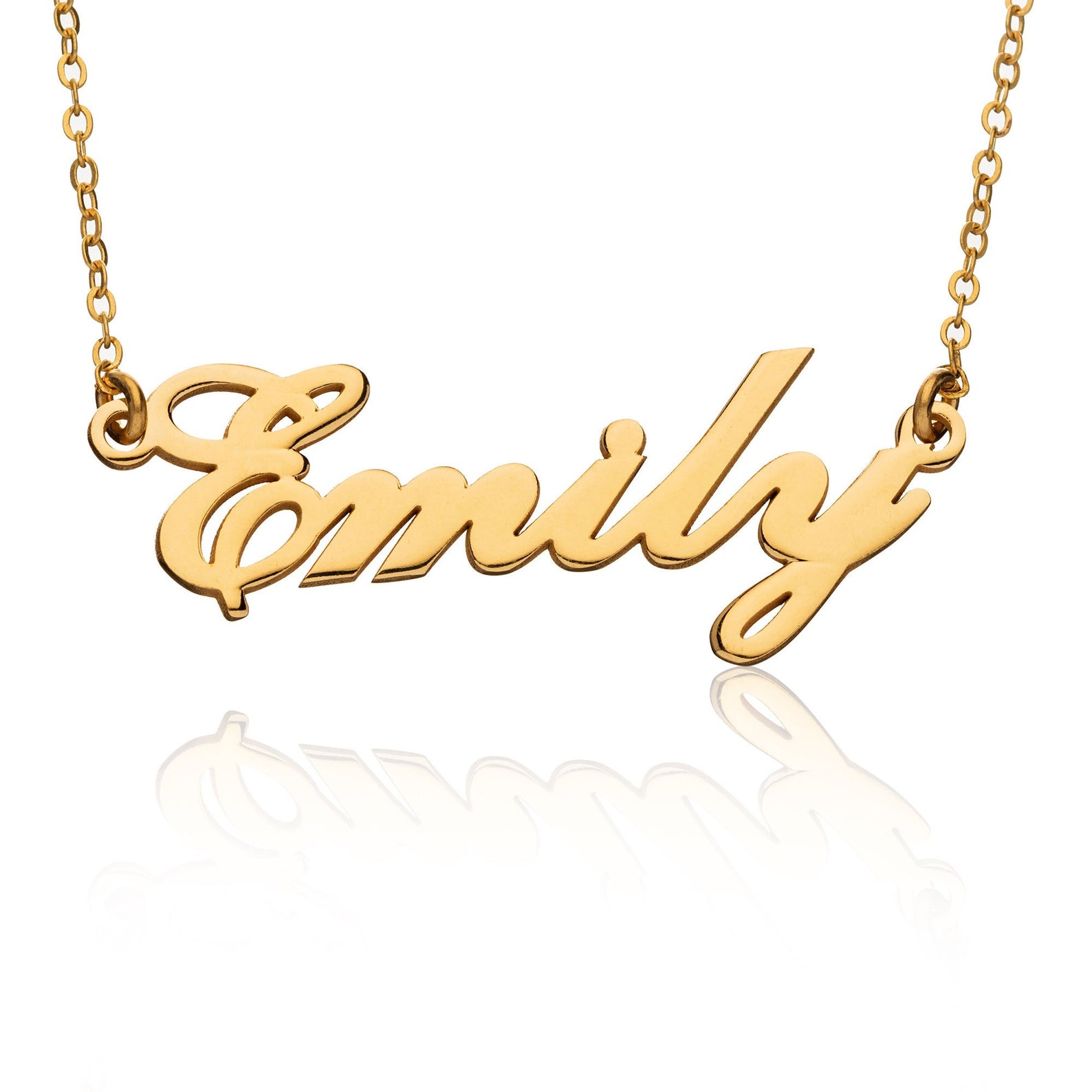 Initial Name Necklace Baby Name Necklace Personalized Etsy