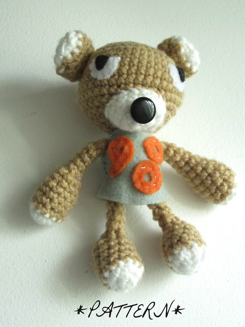 PATTERN for U900 Ukulele Duo Kumano 900 Bear Peluche Amigurumi Téléchargement instantané par lostsentiments image 2