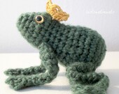 The Frog Prince with Golden Crown - Made to Order - by lostsentiments