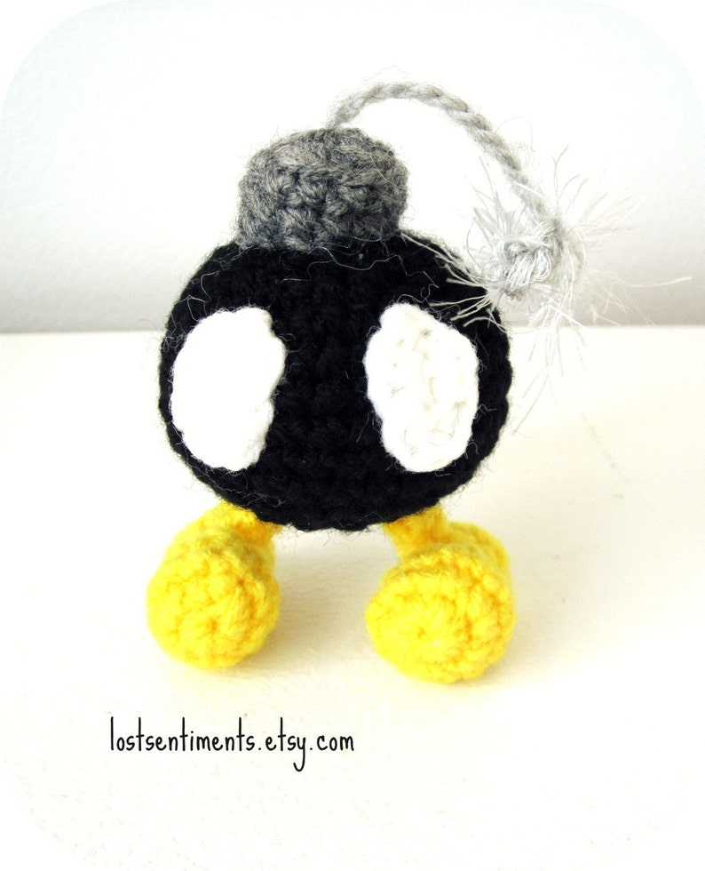 PATTERN for Bomb Omb Amigurumi Plush Toy Instant Download Inspired by Super Mario Bros image 4