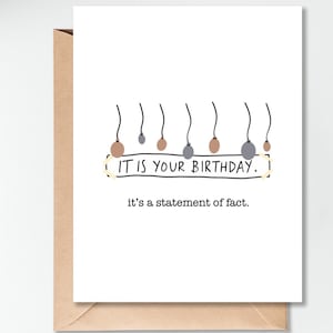 Es tu tarjeta de cumpleaños