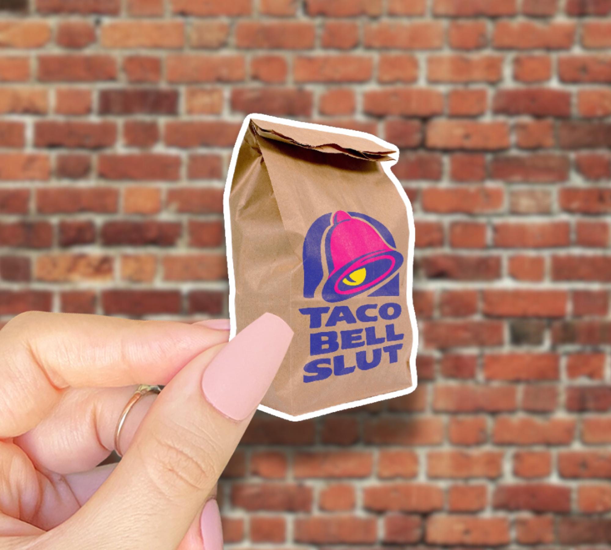 taco bell slut sticker