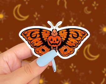 griezelige vlindersticker / halloween-sticker