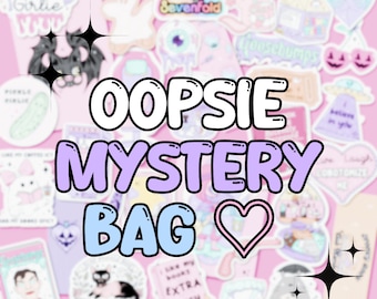 oopsie-mysteriezakje / stickers, kunstafdrukken, bladwijzerbundel / kunst b-klasse