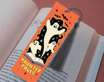 haunted halloween bookmark