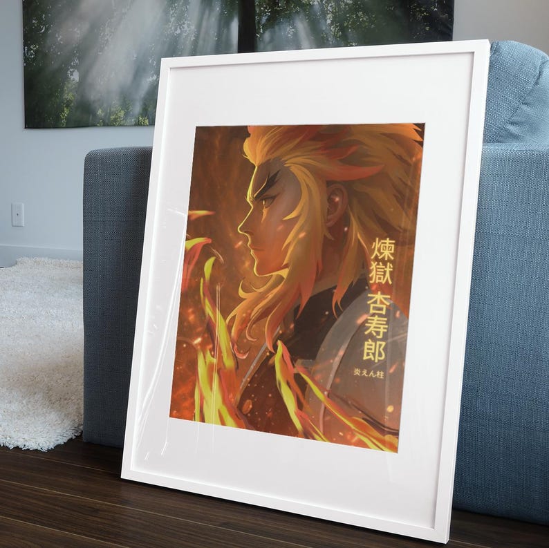 kyojuro-rengoku-poster-demon-slayer-wall-art-flame-hashira-anime