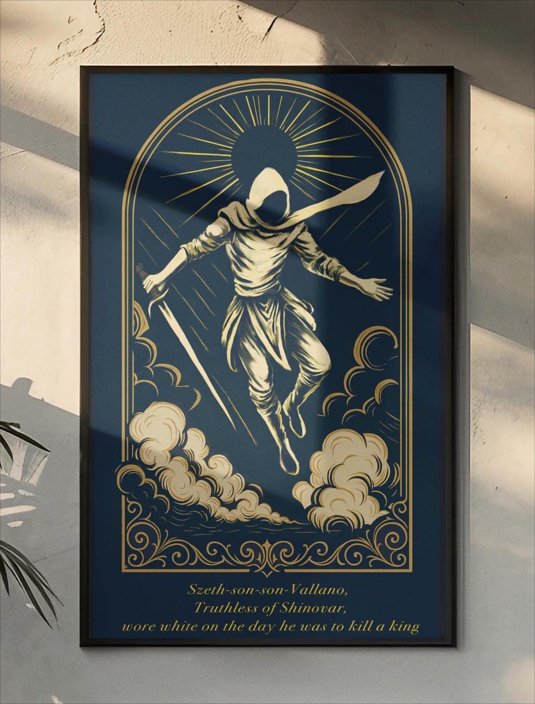 Szeth Truthless of Shinovar Poster, Stormlight Archive Wall Art ...