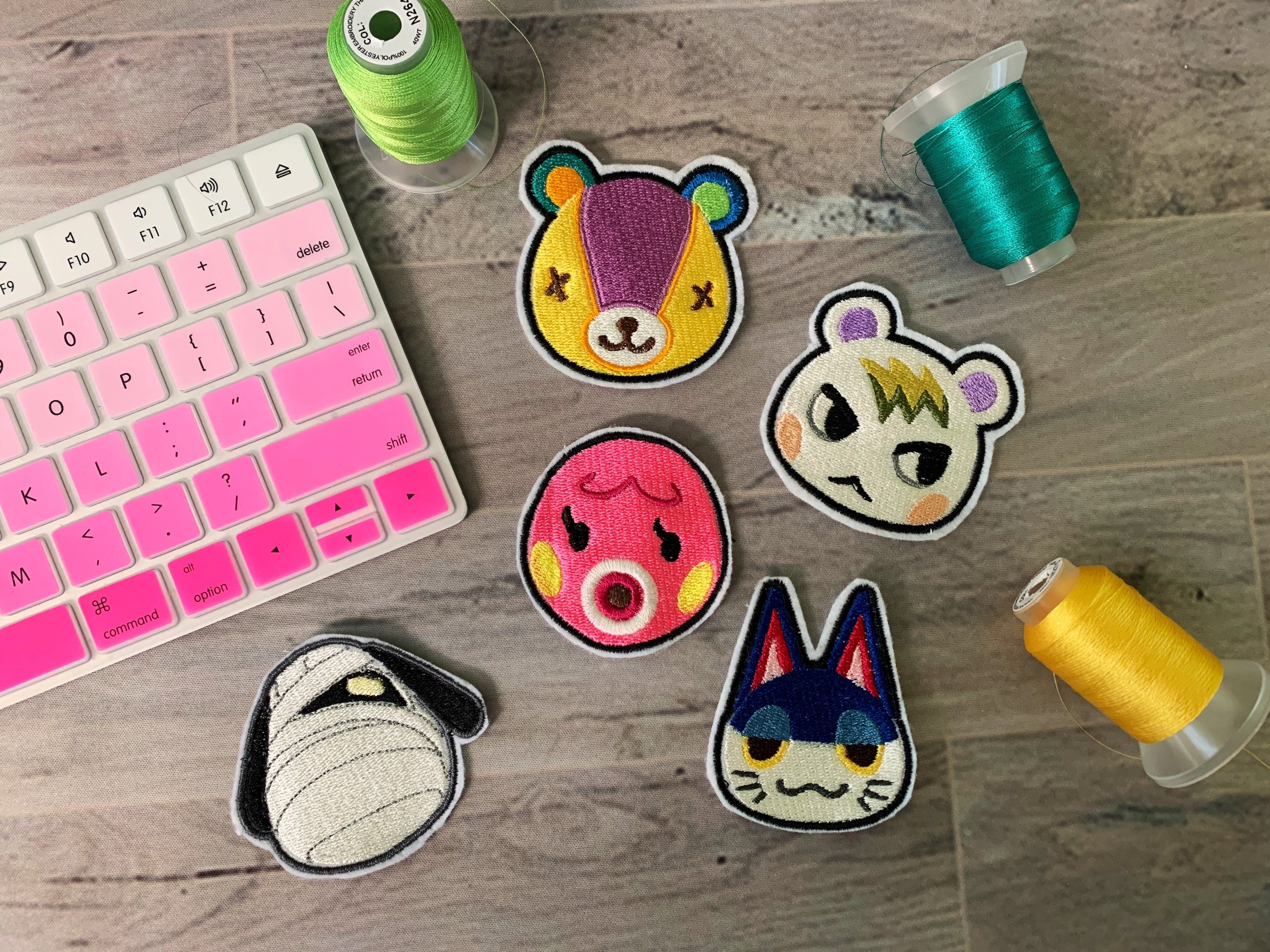 YOU PICK Animal Crossing Iron On Embroidered Patch | Etsy