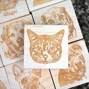 Custom Pet Stamp, Dog Stamp, Cat Stamp, Pet Face Stamp, Cat Mom Gift, Gift for Cat Lover, Gift for Pet Lover, Gift for Her, Gift for Him