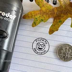Personalized Geocaching Stamp: .70&quot; Trodat Self-Inking Log Stamp