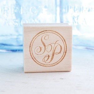 Personalized Monogram Initials Stamp Personalized Stamp Gift for Her Book Lover Teacher Gift Engagement Couples Wedding Gift Rubber Stamp