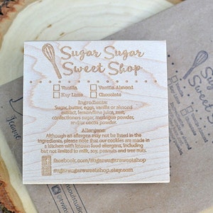 Custom Cottage Food Label Stamp: Home Kitchen Stamp image 7